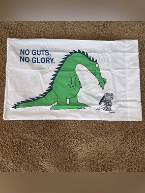 RARE Vintage Sandra Boynton Pillowcase No Guts No Glory